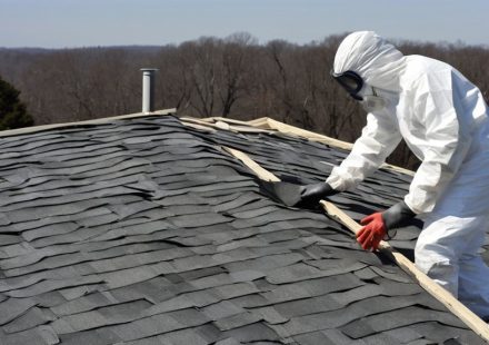 asbestos roofing material precautions