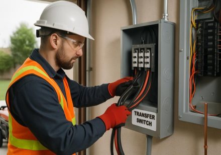 safe generator home connection